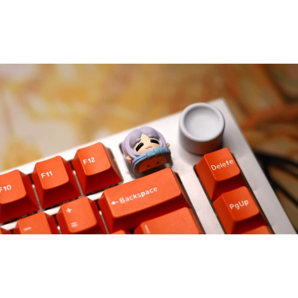Chibi Frieren Artisan Keycap – Cute Resin MX Switch (Beyond Journey’s End)